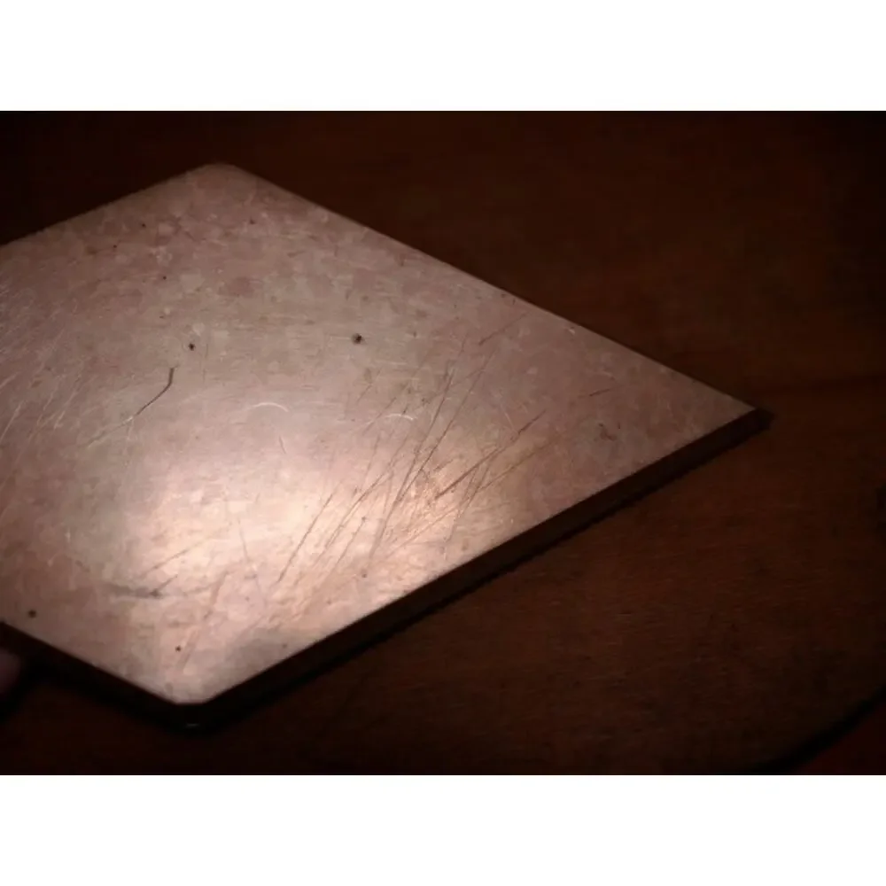 Vintage Solid Heavy Brass Metal Diamond Shaped Trivet Table Display Piece 8.25